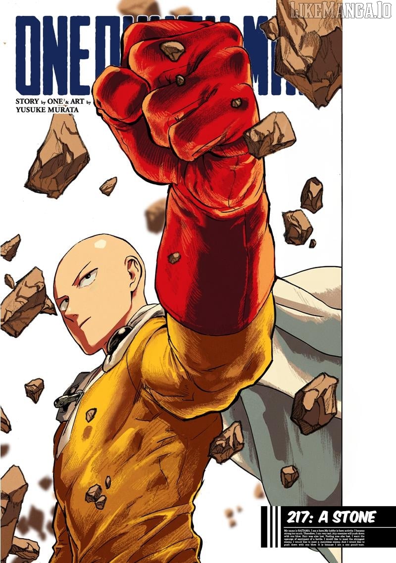 One-Punch Man, Chapter 217 image 01
